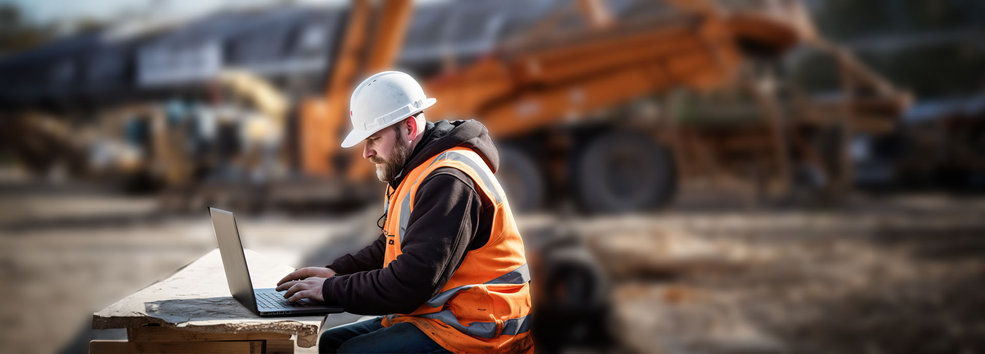 working man and laptop